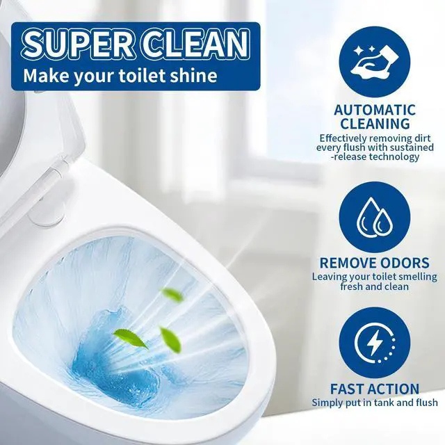Alt view image 3 of 7 - Automatic Toilet Bowl Cleaner with Unique Retrieval Rope - 2000 Flushes
