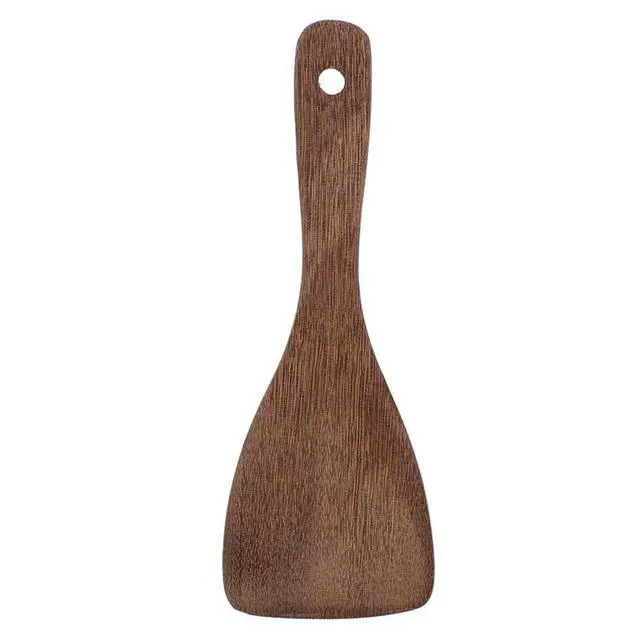 Main image of Wooden Spatula, Bevel Kitchen Cooking Tool Shovel with Heat Protection Handle for Frying Pan Fried Rice and Baking 22cm