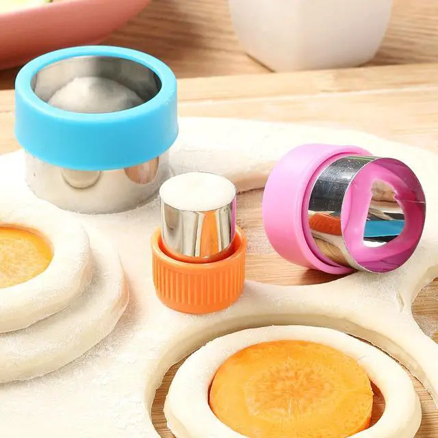 Alt view image 5 of 7 - Round Cookie Biscuit Cutter Set, 6 Graduated Circle Pastry Cutters, Stainless Steel Cookie And Dough Cutters for Donut and Scone, Circle Cutter Cake Ring Molds