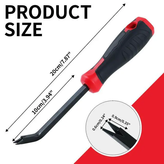 Alt view image 2 of 7 - Staple Remover Heavy Duty Upholstery Stapler Remover Tool Staple Puller Lifter Tool for Carpet, Wood, Floor, Construction, Furniture
