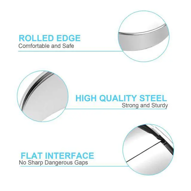 Alt view image 3 of 7 - 12 Pcs Donut Hole Cookie Biscuit Cutter Set for Baking, Graduated Doughnut Round Cookie Cutters, Metal Scone Circle Cookie Cutters for Frying, Biscuits Ring Molds for Cooking Cake(1-4.4 Inch) HAHAYOO
