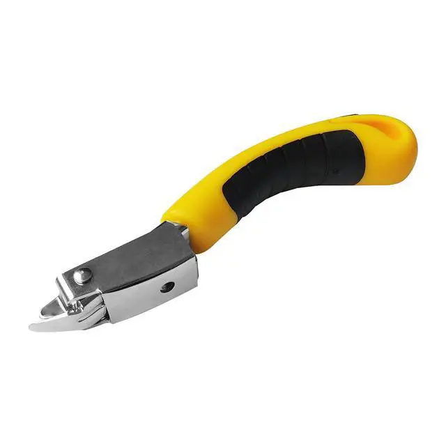 Alt view image 2 of 7 - Staple Remover, Staple Puller Tool, Upholstery and Construction Heavy Duty Staple Remover, Strength Staple Puller Removing All Kinds of Staples(Yellow)