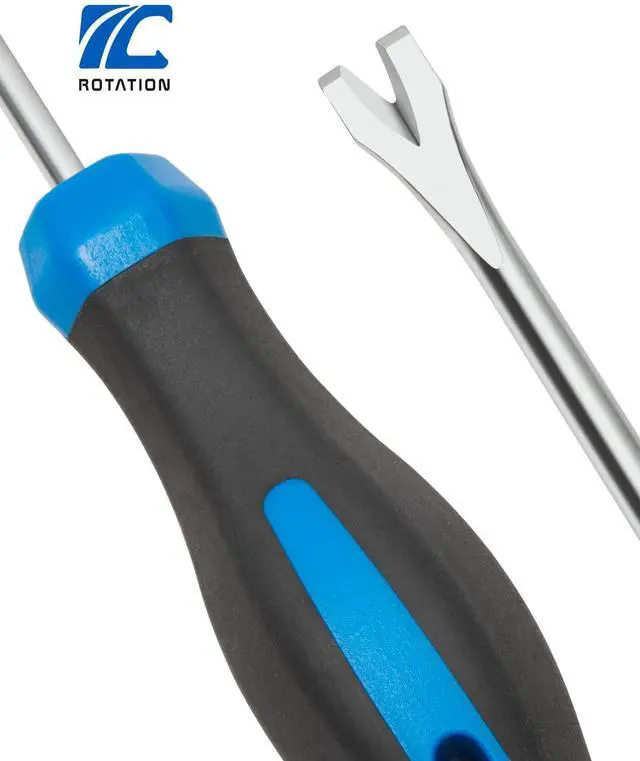Alt view image 3 of 5 - Tack Lifter U Tip Nail Puller Upholstery Staple Remover Tool for Furniture, Auto