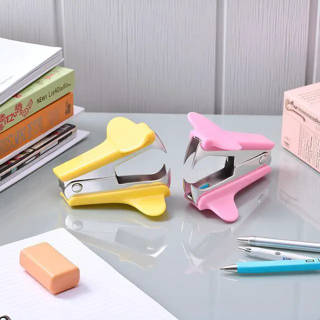 Alt view image 3 of 7 - 3Pcs Staple Remover Staple Puller Removal Tool for School Office Home Staple Removers (Blue, Pink, Purple)