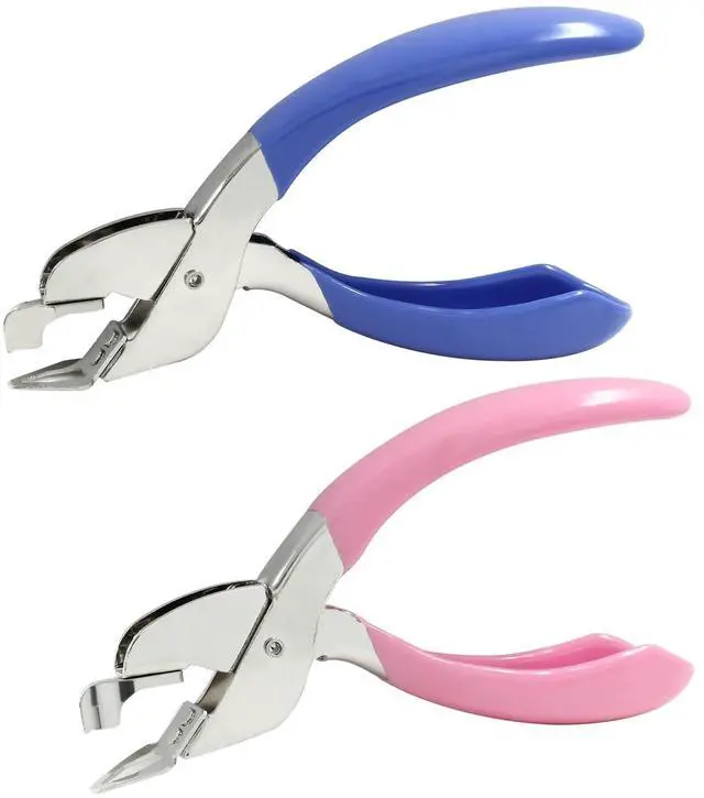Main image of 2 PCS Staple Removers, Office Staple Remover Tool for Office Heavy Hand Staple Pin Pull(Pink, Blue)