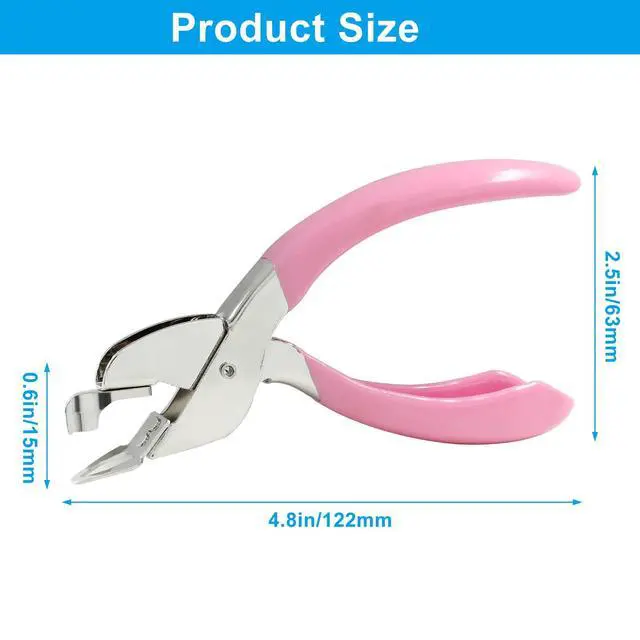 Alt view image 2 of 4 - 2 PCS Staple Removers, Office Staple Remover Tool for Office Heavy Hand Staple Pin Pull(Pink, Blue)