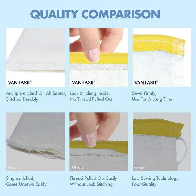 Alt view image 2 of 6 - 8 Pack Canvas Colorful Zipper Bags, DIY Craft Bags Travel Canvas Makeup Pouches for Cosmetic Toiletry Stationery Storage (Beige, 8.3 x 4.7)