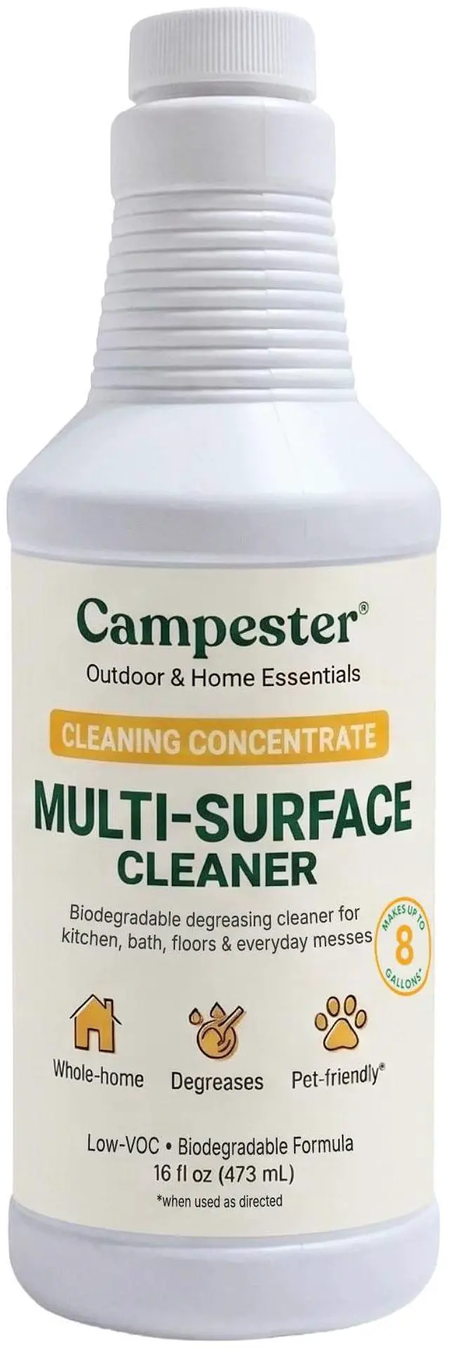 Main image of Multi-Surface Cleaner Concentrate Non-Toxic, Plant-Based All-Purpose Cleaner & Degreaser 16 oz Makes 8 Gallons for Kitchen, Bathroom, Floors, Tile & Appliances