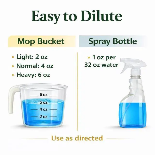 Alt view image 3 of 7 - Multi-Surface Cleaner Concentrate Non-Toxic, Plant-Based All-Purpose Cleaner & Degreaser 16 oz Makes 8 Gallons for Kitchen, Bathroom, Floors, Tile & Appliances