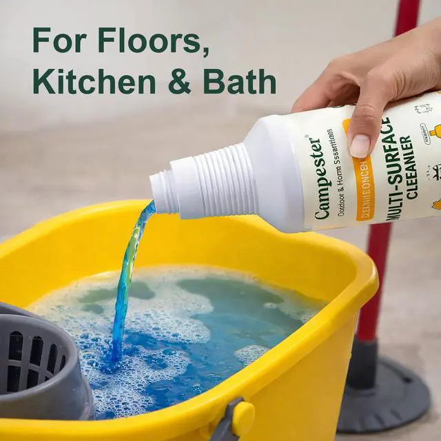 Alt view image 4 of 7 - Multi-Surface Cleaner Concentrate Non-Toxic, Plant-Based All-Purpose Cleaner & Degreaser 16 oz Makes 8 Gallons for Kitchen, Bathroom, Floors, Tile & Appliances