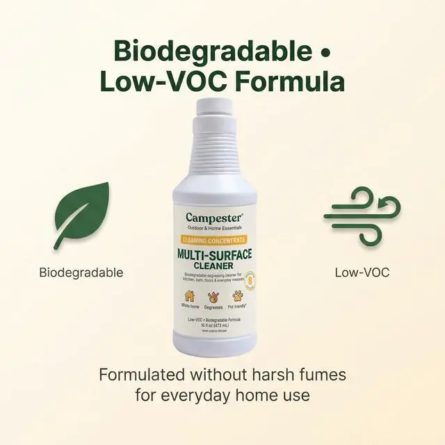 Alt view image 7 of 7 - Multi-Surface Cleaner Concentrate Non-Toxic, Plant-Based All-Purpose Cleaner & Degreaser 16 oz Makes 8 Gallons for Kitchen, Bathroom, Floors, Tile & Appliances