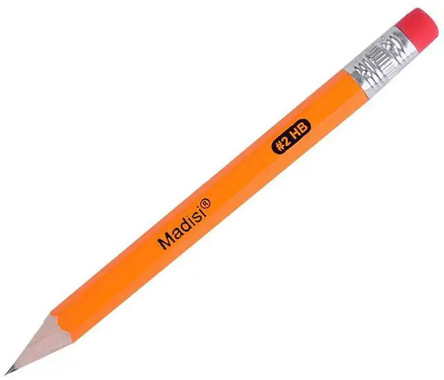 Alt view image 2 of 4 - Mini Golf Pencils Bulk with Eraser, 96 Count, #2 HB Pre-Sharpened