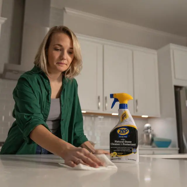 Alt view image 3 of 6 - Home Pro 2-in-1 Natural Stone Cleaner & Protectant. 24 Fl. Oz. (Pack of 1)