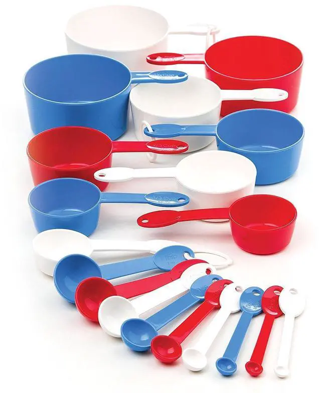 Alt view image 5 of 6 - Ultimate Measuring Set - 19-Piece Set with Measuring Cups and Spoons for Accurate Dry and Liquid Ingredient Measurements