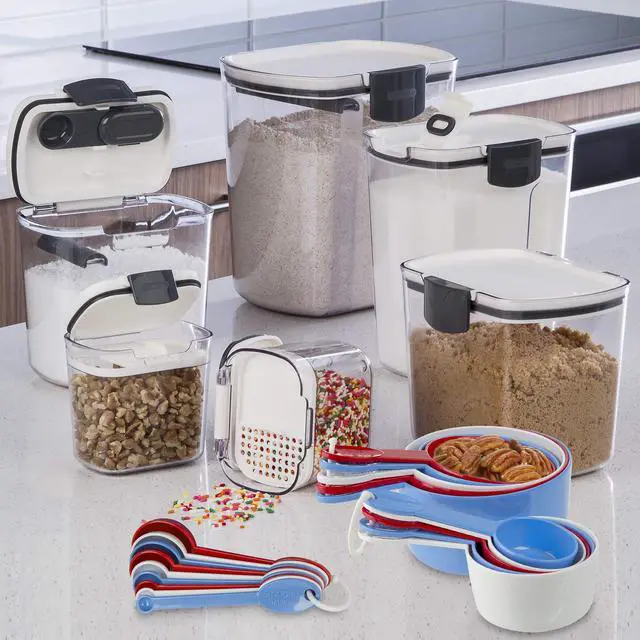 Alt view image 6 of 6 - Ultimate Measuring Set - 19-Piece Set with Measuring Cups and Spoons for Accurate Dry and Liquid Ingredient Measurements