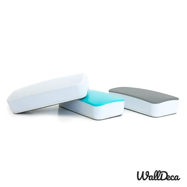 Alt view image 5 of 6 - Dry Eraser, Felt Bottom Surface Whiteboard Cleaner, Dry Wipe Board Eraser, Magnetic Tool for Dry Erase Board, Works on All Whiteboard Surfaces, Glass Board and Presentation Surfaces (Grey)