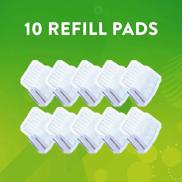 Alt view image 4 of 7 - Fresh Brush Flushable Refill Pads for Toilet Cleaning System, Citrus Action Scent, Toilet & Toilet Bowl Cleaner, 10 CT Refill Pads/Pack (Pack of 1)