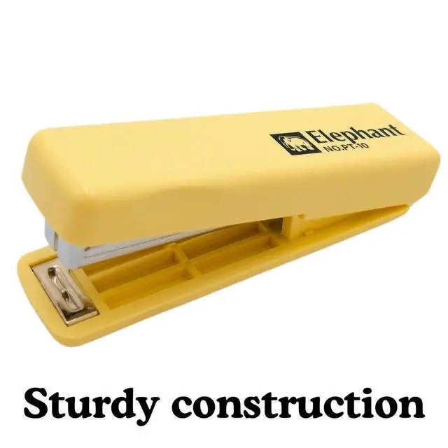 Alt view image 4 of 7 - Mini Stapler, Small Stapler, Thin Flat Compact Portable Pocket Slim Cute for Office Students Classroom School Travel (Yellow)