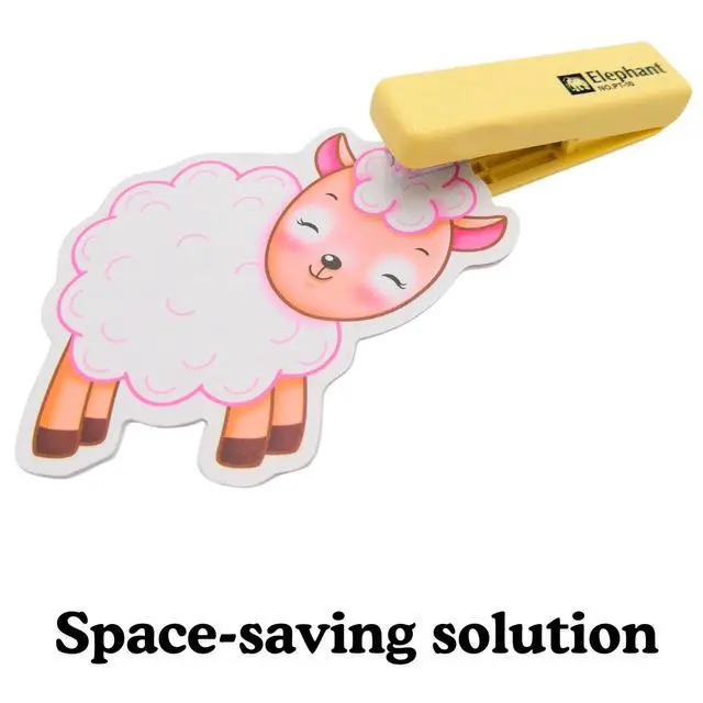 Alt view image 6 of 7 - Mini Stapler, Small Stapler, Thin Flat Compact Portable Pocket Slim Cute for Office Students Classroom School Travel (Yellow)