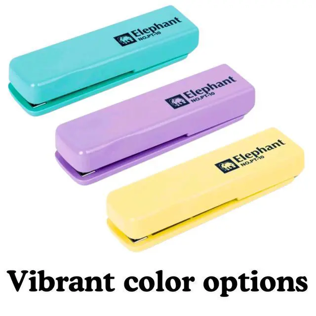 Alt view image 7 of 7 - Mini Stapler, Small Stapler, Thin Flat Compact Portable Pocket Slim Cute for Office Students Classroom School Travel (Yellow)