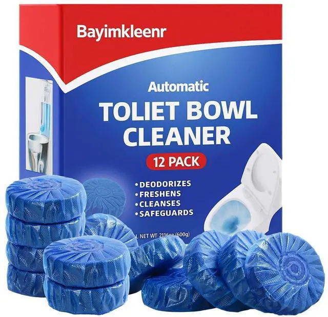 Main image of Septic Safe Toilet Cleaner Tablets, Stain Remover & Deodorizer -(12 PACK)