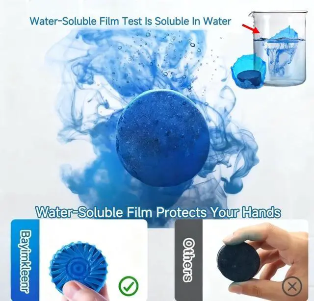 Alt view image 7 of 7 - Septic Safe Toilet Cleaner Tablets, Stain Remover & Deodorizer -(12 PACK)