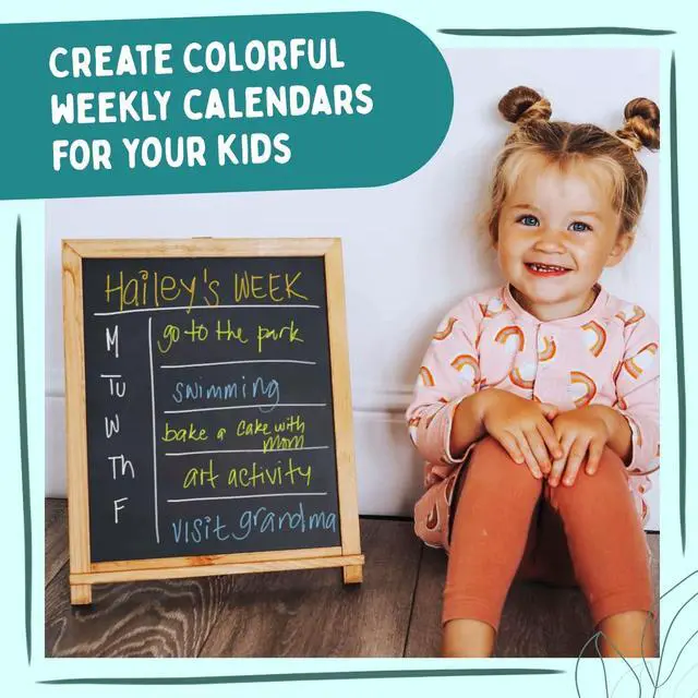Alt view image 4 of 7 - Liquid Chalk Markers (8 Pack, 1mm Extra Fine Tip) for Chalkboard Signs, Blackboard, Window, Calendar, Bistro, Glass, Car | Washable Pastel Liquid Chalk Pens - Erasable Ink Chalkboard Markers