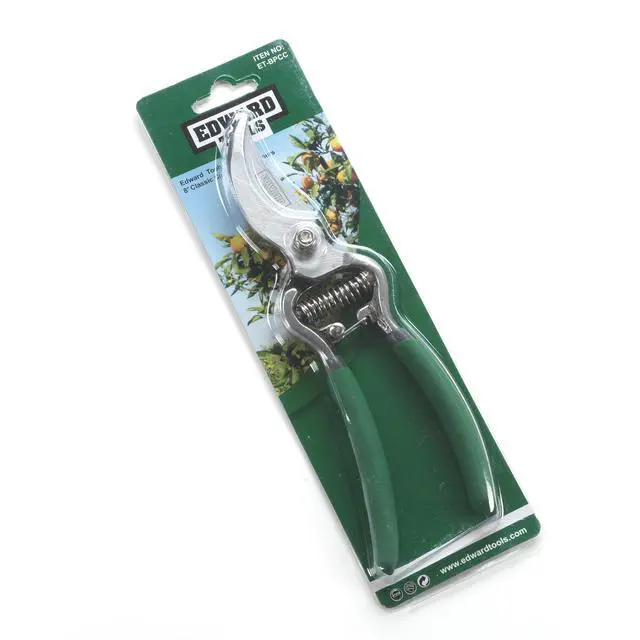 Alt view image 2 of 2 - Classic Cut Bypass Pruners - Heavy Duty Forged Steel Pruning Shears - Cuts up to 1" Diameter - Safety Lock Design - Non Slip Grip
