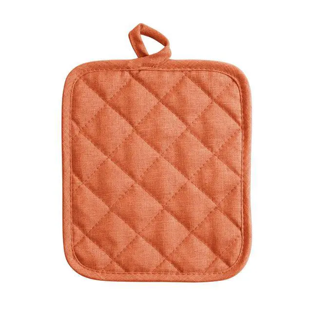 Alt view image 2 of 6 - 8-Pack Heat Resistant Pot Holders & Hot Pads (Coral, 4 Pack)