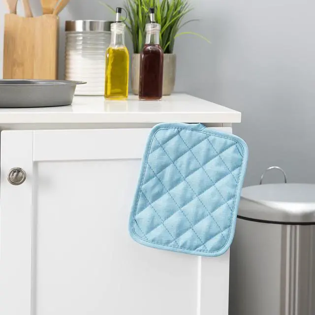 Alt view image 6 of 6 - 8-Pack Heat Resistant Pot Holders & Hot Pads (Coral, 4 Pack)