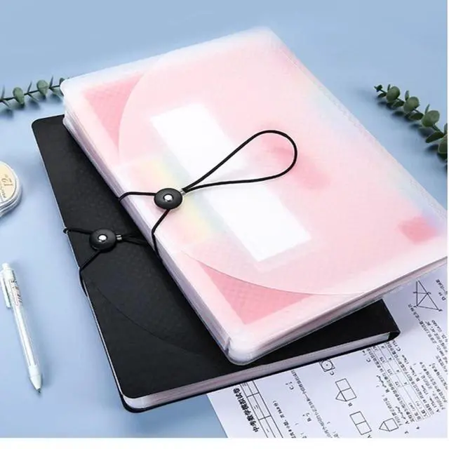 Alt view image 7 of 7 - 25-Pocket Accordion File Organizer, Monthly Bill Receipt Tax Organizer,High Capacity Expanding File Folder, Letter/A4 Size Essentials for School, Home, and Office-Black
