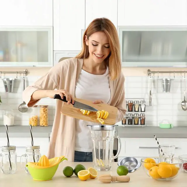 Alt view image 6 of 7 - 2 Pieces Tuna Can Strainer Stainless Steel Food Strainer Sieve Metal Press Lid Canning Colander Oil Drainer Tuna Filter for Beans Vegetables