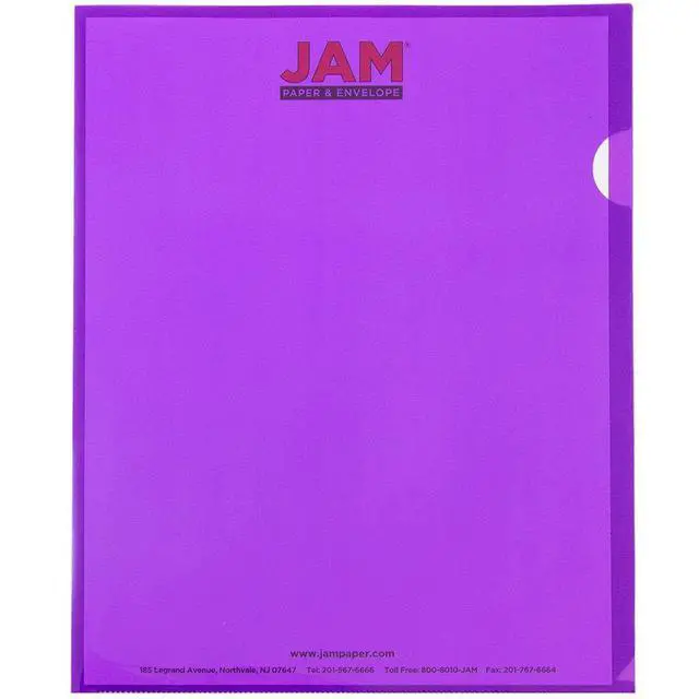 Alt view image 6 of 7 - Plastic Sleeves - Letter Size - 9 x 11 1/2 - Assorted Color Project Pockets - 12 Page Protectors/Pack
