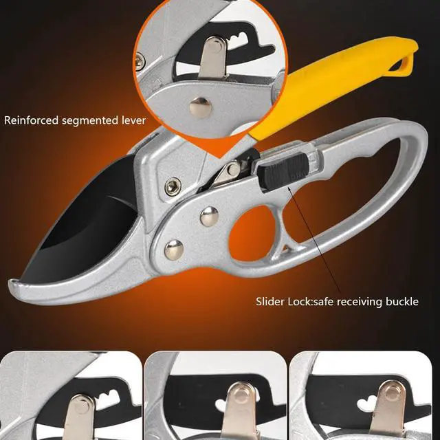 Alt view image 4 of 7 - Pruning Shears,Gardening Tools Scissors,Pruners Heady Duty,Sharp Garden Clippers for Small Gardening,Cuting Fresh Flower, Hedge, Herb,Gardener, Indoor and Outdoor Use