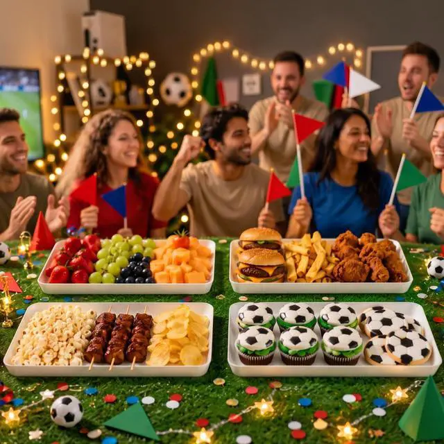 Alt view image 5 of 7 - 4 Pcs Serving Tray for Party Supplies, Reusable Plastic Food Serving Platter for Dessert, Snacks, Fruit, Cookies, Appetizers & Charcuterie, BPA-Free White Catering Trays for Buffets Display