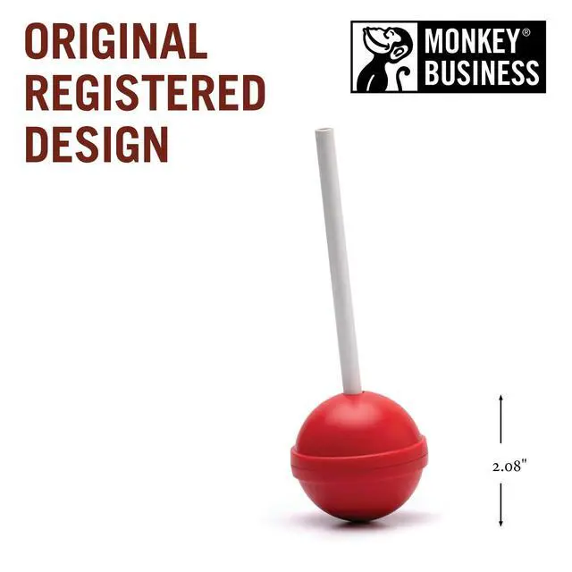 Alt view image 5 of 6 - Kids' Lollypop Pencil Sharpener - Fun Manual Sharpener for Colored Pencils for Girls & Boys (Red)