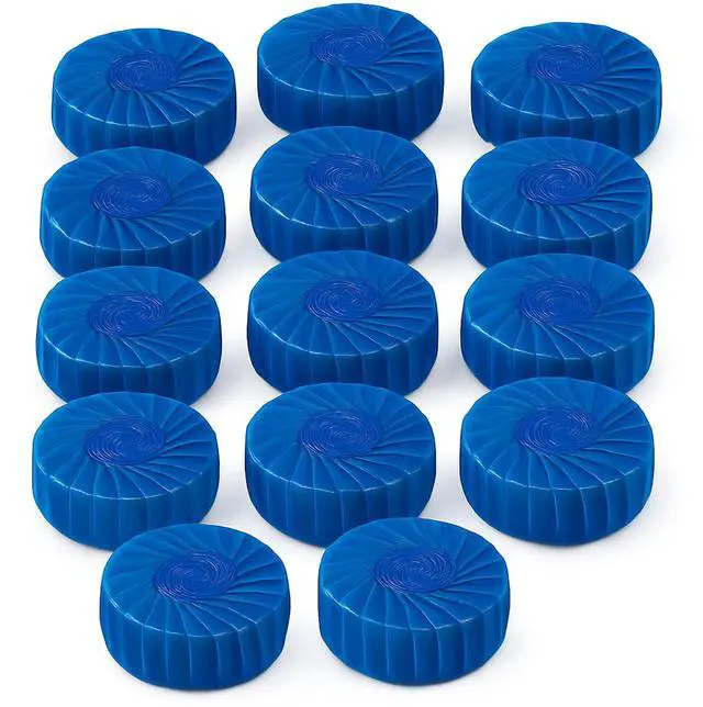 Main image of Automatic Toilet Bowl Cleaner Tablets, Blue Long-Lasting Tank Freshener (14 Pack)