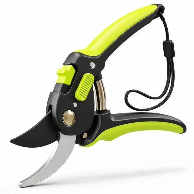 Main image of Bypass Pruning Shears, Garden Clippers - Cuts 3x Easier, Ideal for Seniors, Bonsai Cutters