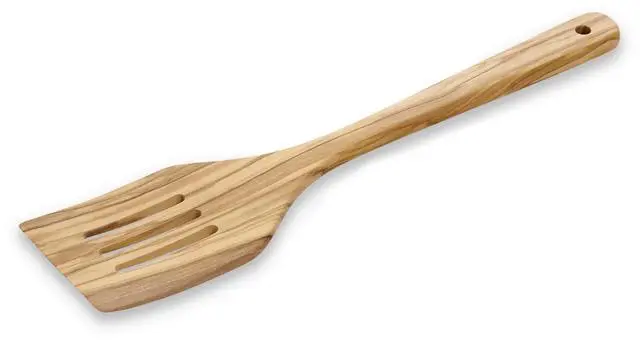 Main image of Italian Olivewood Slotted Turner, 12-Inch, The Italian Market Original since 1906