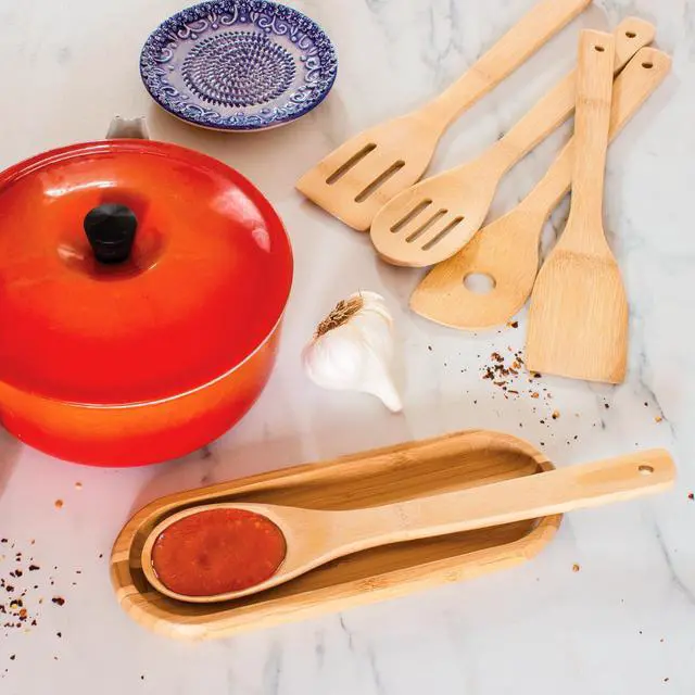 Alt view image 2 of 3 - 5-Piece Cooking Utensil Set, 12" Long