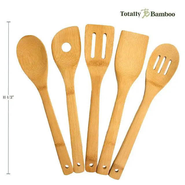 Alt view image 3 of 3 - 5-Piece Cooking Utensil Set, 12" Long