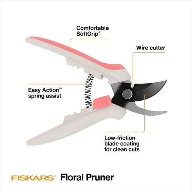 Alt view image 2 of 6 - Floral Pruning Shears, Gardener Gifts Women, Plant Cutting Scissors for Flowers, Spring Bloom