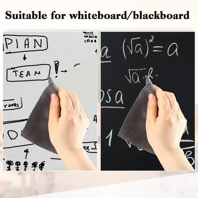 Alt view image 4 of 6 - 8 Pcs Magnetic Microfiber Cleaning Cloth Dry Erasers for White Boards Extra Magnetism Whiteboard Eraser for White Boards Blackboards Classroom Home Reusable Washable(6 x 6 Inch)