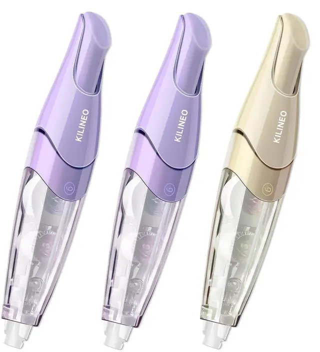 Main image of Refillable Retractable White Correction Tape, Pen Shaped White Smooth Pull Out Japanese Aesthetic Cute Correction Tape for Office Supplies, 3 PCS (ZH-99)
