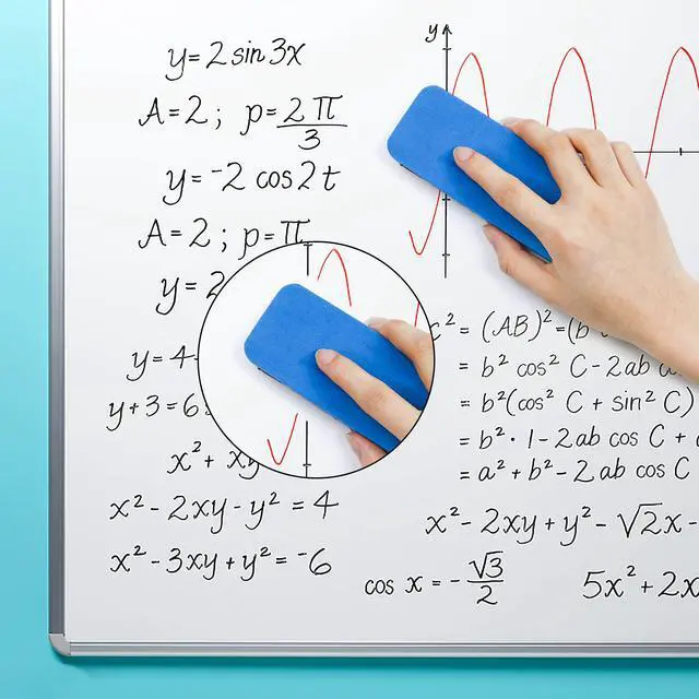 Alt view image 4 of 7 - Dry Erase Markers, 42 Pack 14 Black+14 Blue+14Red Dry Erase Markers Chisel Tip,Dry Erase Markers Bulk,Whiteboard Markers for School, Office Supplies,Perfect for White Board, Mirror,Calender