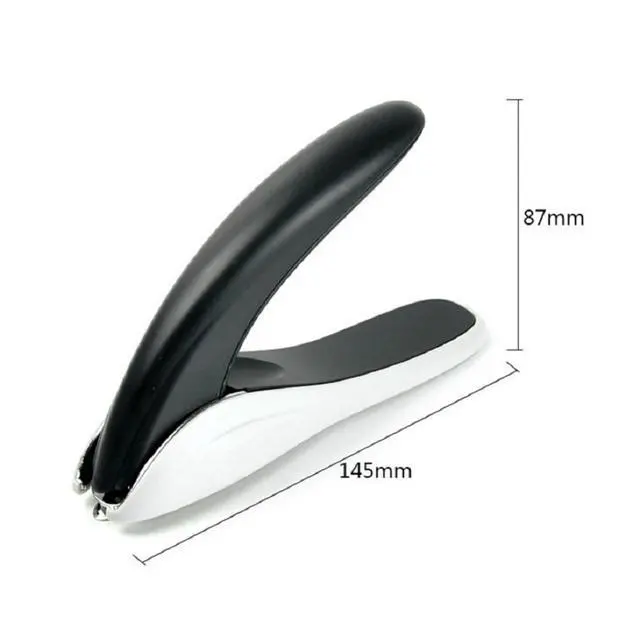 Alt view image 3 of 6 - Heavy Duty Staple Remover Ergonomic Staple Puller Tool for Office School, Home, Fits Standard Staples, Black White