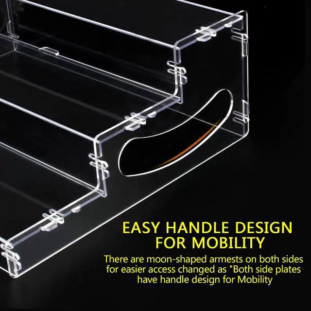 Alt view image 6 of 7 - Pantry Organization and Storage Clear Plastics Spice Rack Organizer for Cabinet & Countertop (ASSEMBLY REQUIRED) 3 Tier Organizer Versatile Tierd Shelf Organizer 10.5"