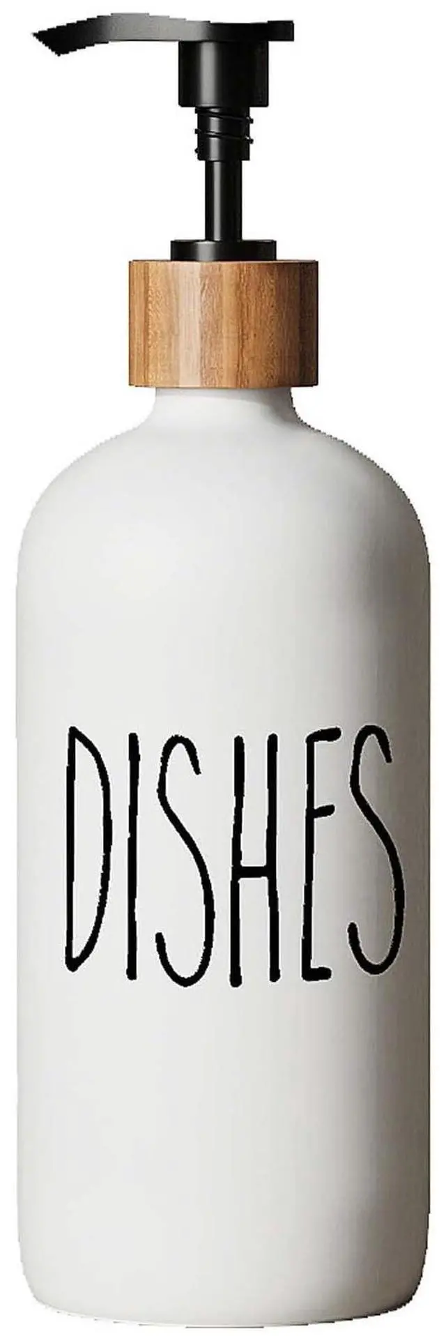 Main image of Soap Dispenser,Dish Soap Dispenser for Kitchen Sink.Glass Hand Soap Dispenser, Modern Farmhouse Decor Dish Soap Dispenser for Bathroom,Kitchen Sink Decor