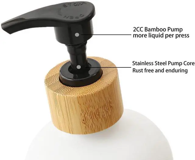 Alt view image 3 of 4 - Soap Dispenser,Dish Soap Dispenser for Kitchen Sink.Glass Hand Soap Dispenser, Modern Farmhouse Decor Dish Soap Dispenser for Bathroom,Kitchen Sink Decor