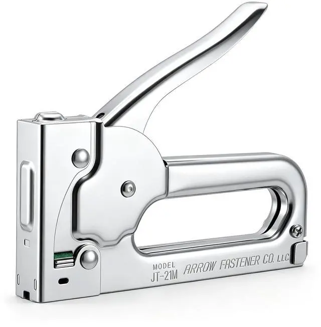 Main image of Professional Light Duty Staple Gun for Upholstery, Crafts, Office, Fits 1/4", 5/16, or 3/8" Staples